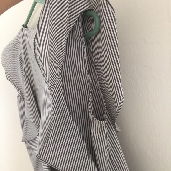 NYTT striped ruffle top NWOT - Picture 3 of 7